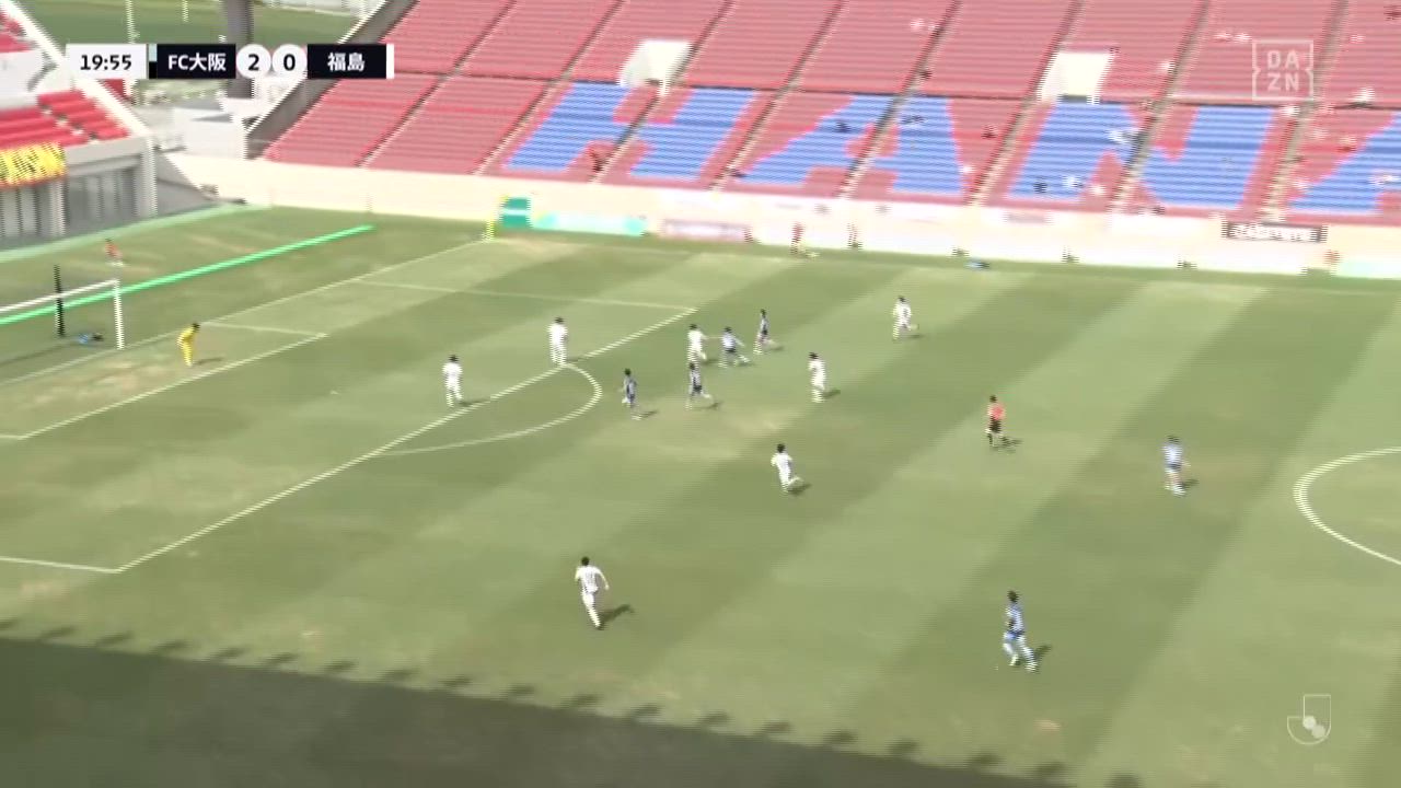 明治安田J3【第17節】FC大阪 vs 福島 ダイジェスト