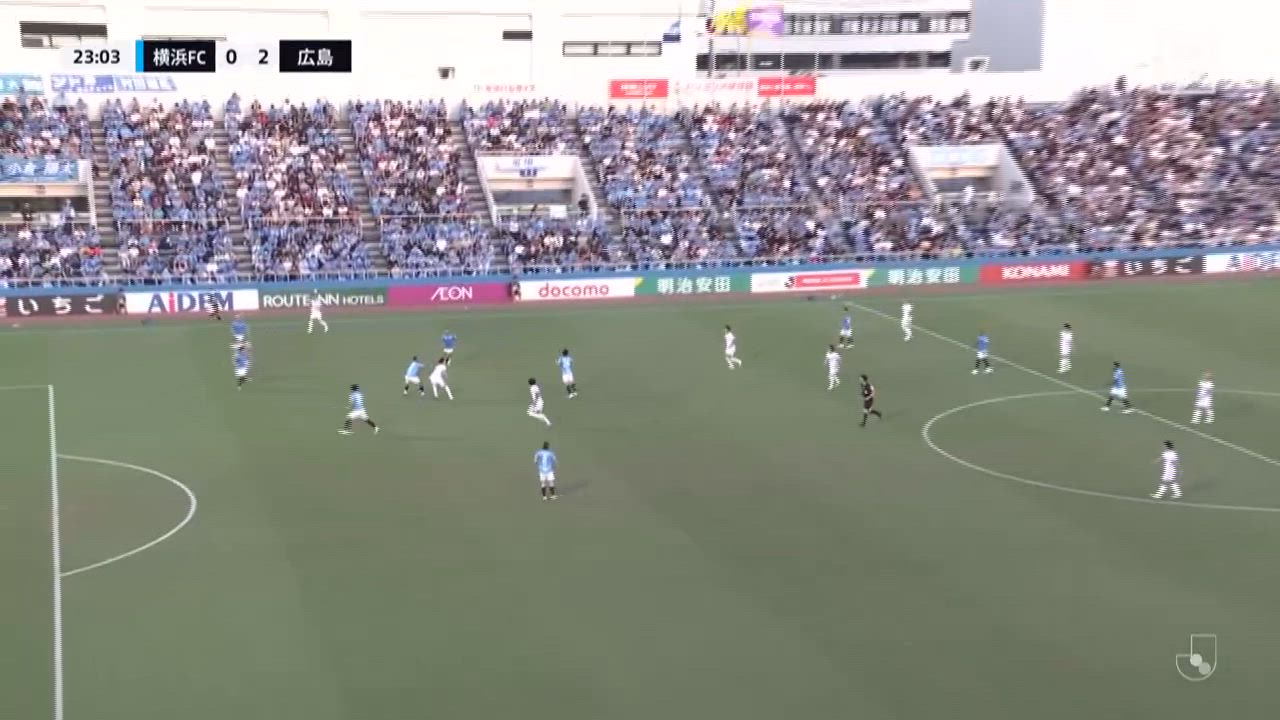 明治安田J1【第21節】横浜FC vs 広島 ダイジェスト