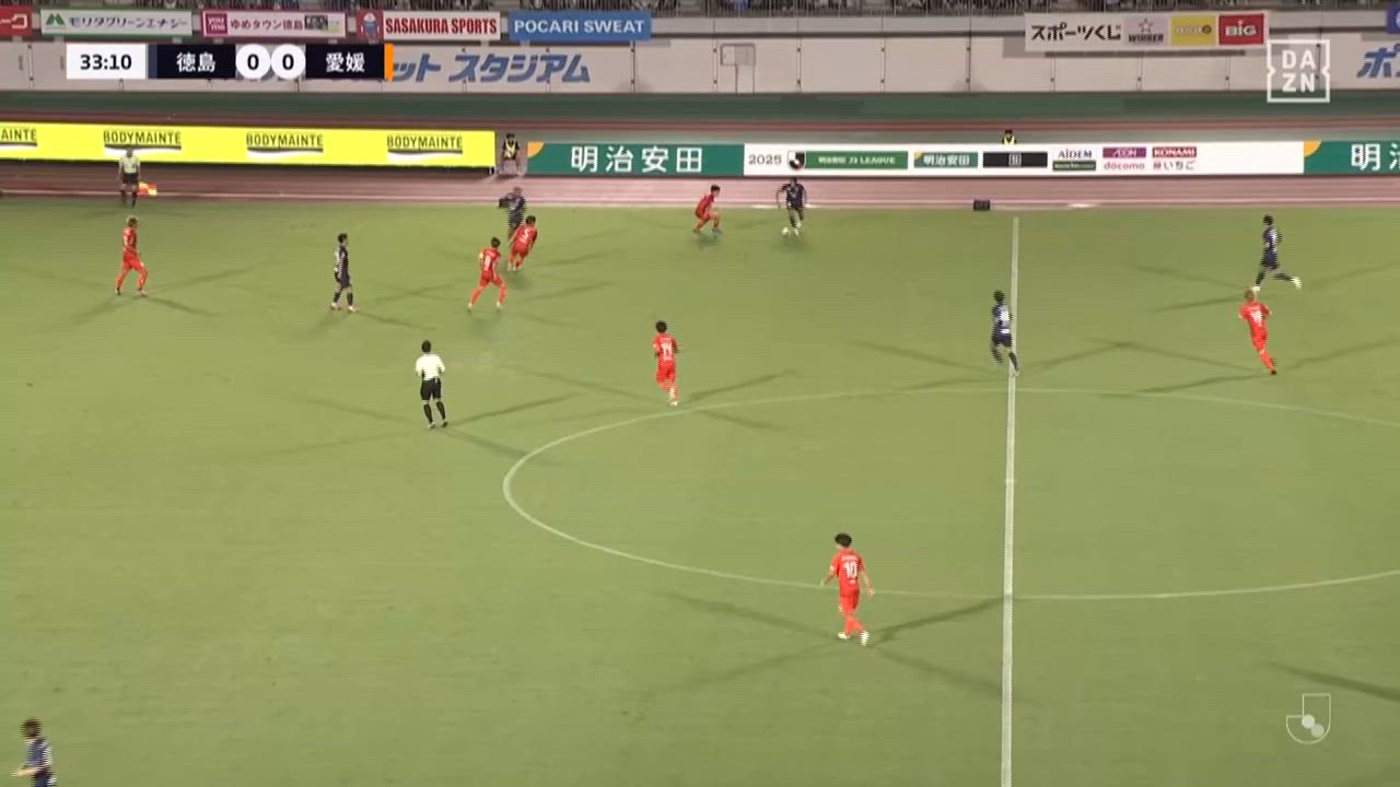 明治安田J2【第24節】徳島 vs 愛媛 ダイジェスト
