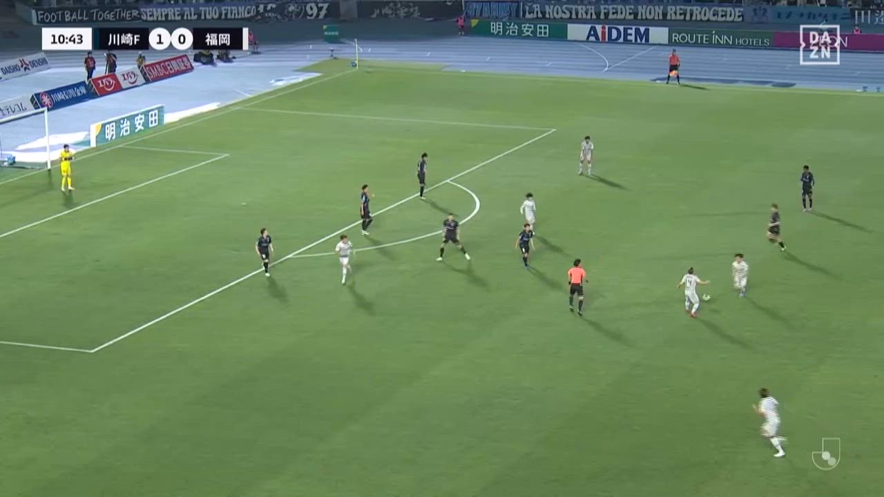 明治安田J1【第25節】川崎F vs 福岡 ダイジェスト