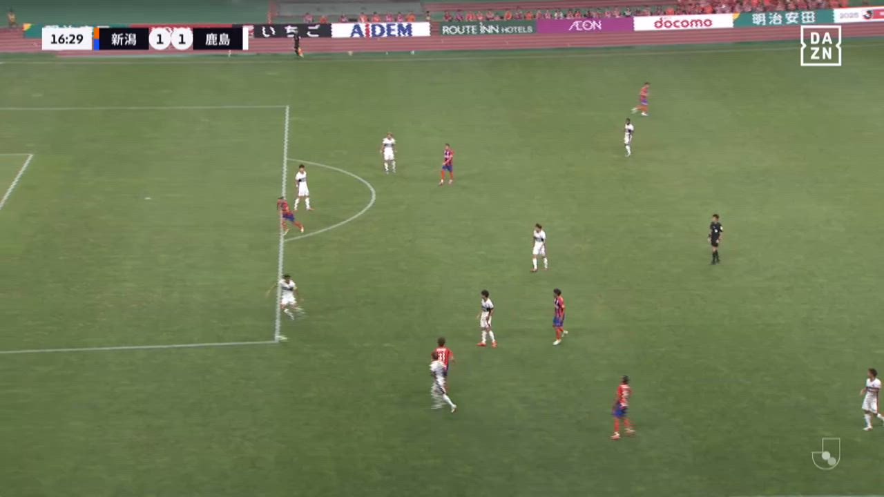 明治安田J1【第27節】新潟 vs 鹿島 ダイジェスト