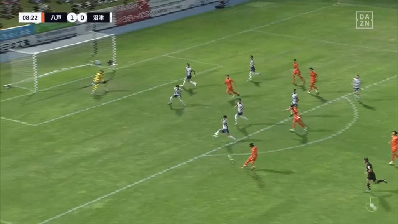 明治安田J3【第26節】八戸 vs 沼津 ダイジェスト