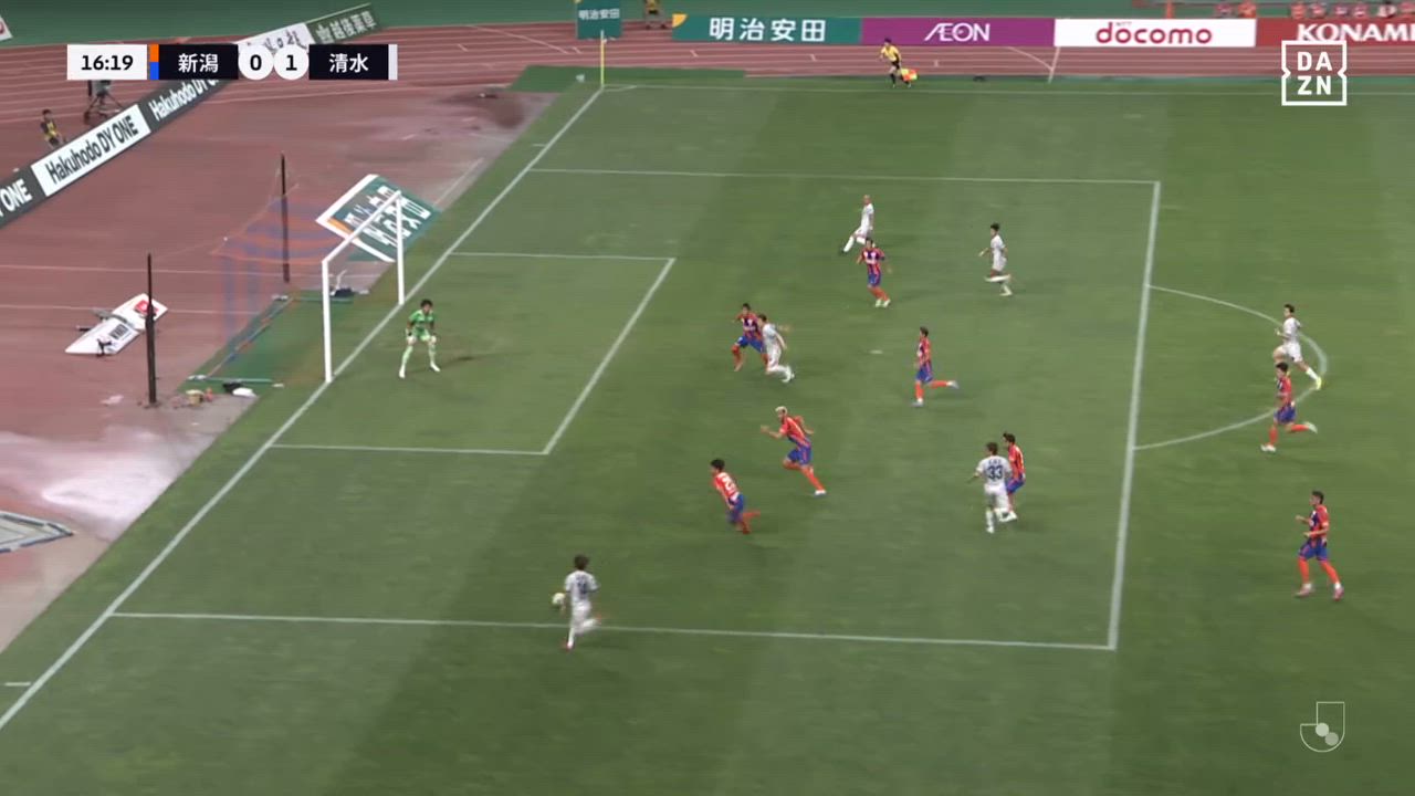 明治安田J1【第29節】新潟 vs 清水 ダイジェスト