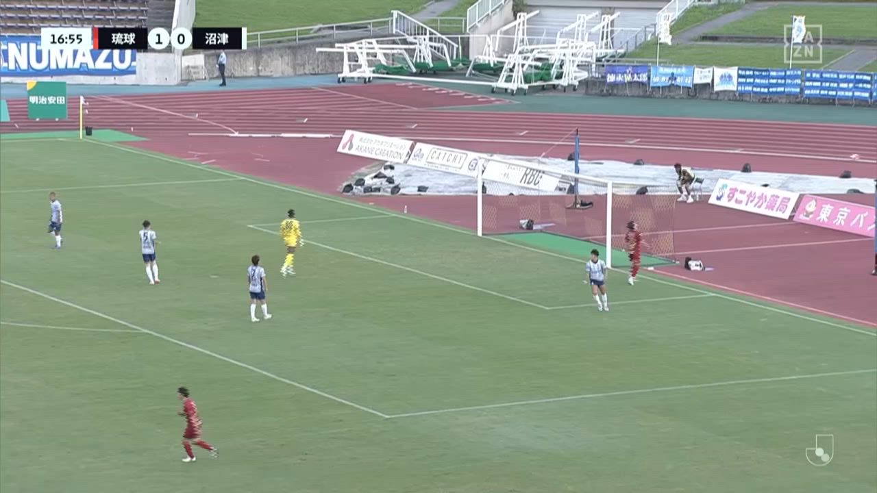 明治安田J3【第35節】琉球 vs 沼津 ダイジェスト