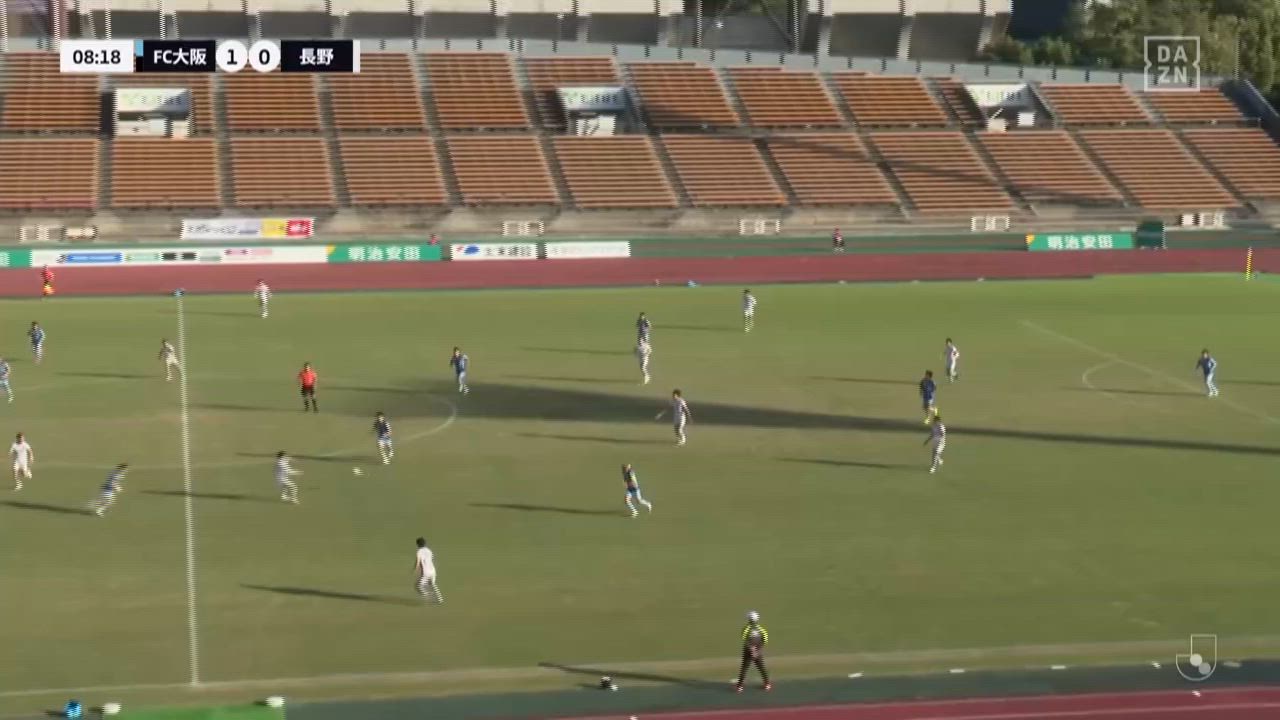 明治安田J3【第35節】FC大阪 vs 長野 ダイジェスト