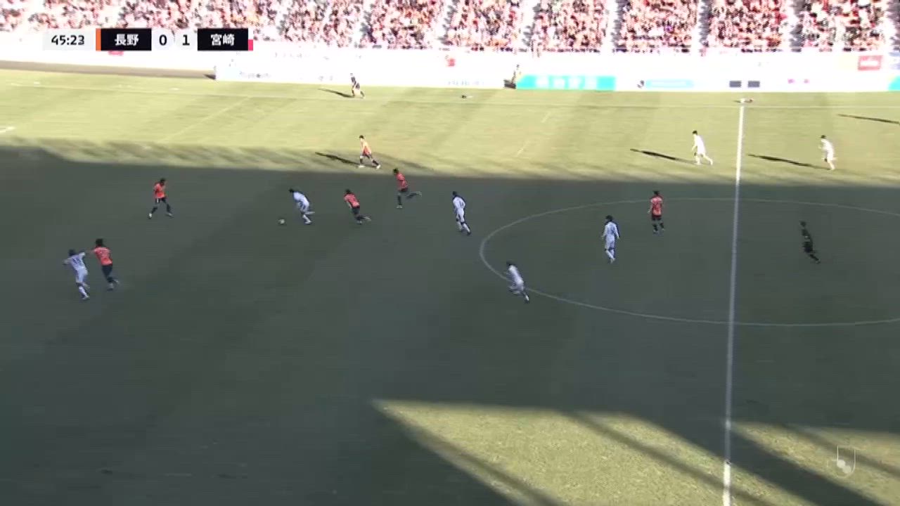 明治安田J3【第36節】長野 vs 宮崎 ダイジェスト