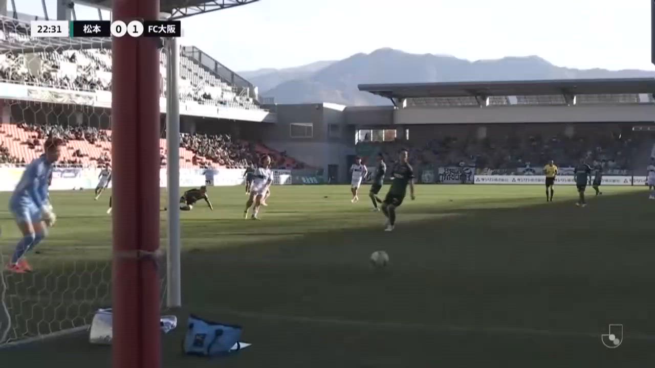 明治安田J3【第36節】松本 vs FC大阪 ダイジェスト