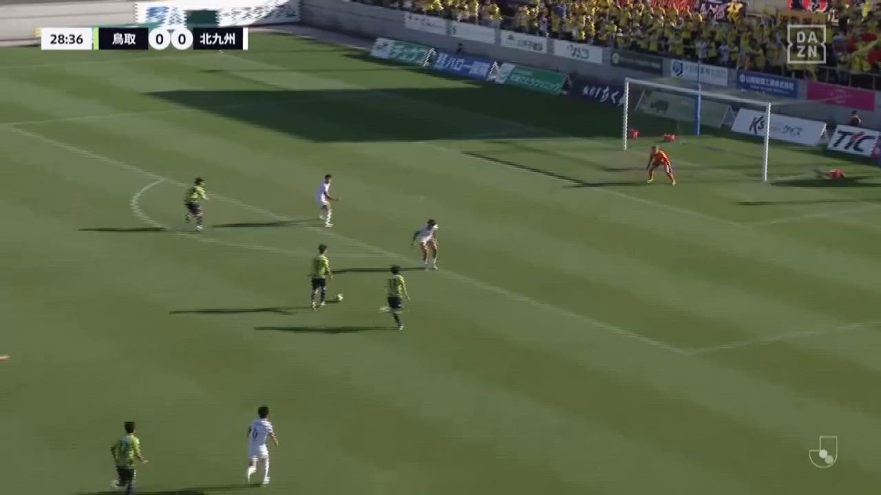 明治安田J3【第36節】鳥取 vs 北九州 ダイジェスト
