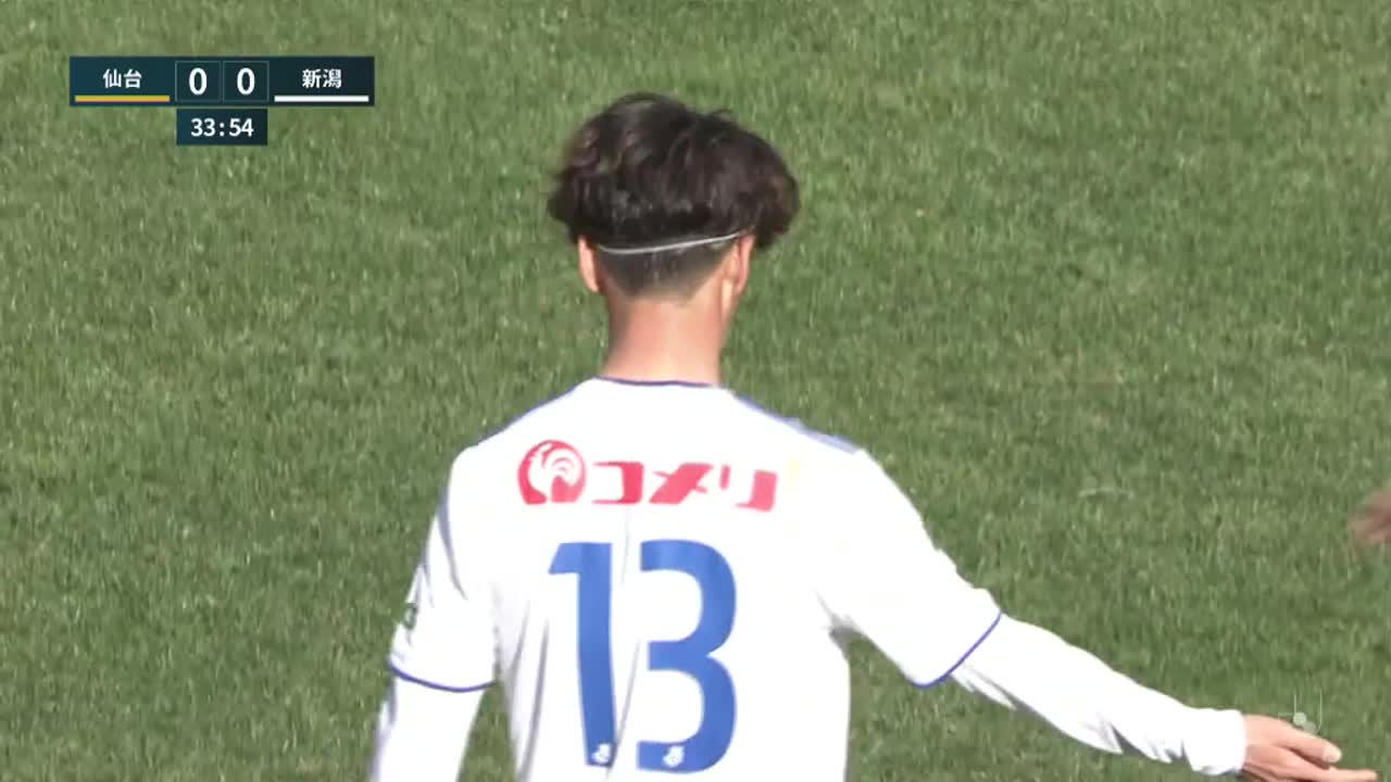 明治安田生命J2リーグ【第1節】仙台vs新潟 ダイジェスト